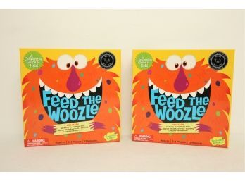2 'Feed The Woozle' Pre-School Board Games By Peaceable Kingdom