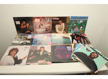 Approx. 20 Vintage Vinyl Records ~ Miscellanious Genres: Pop, R & B, Disco, Funk, & More- Some Sealed/promos