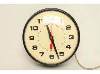 Vintage Electric School Clock