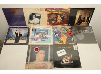 10 Vintage Factory Sealed Vinyl LP's ~ Various Genres: Eric Carmen, Wendy & The Rockettes, The Arrows & More