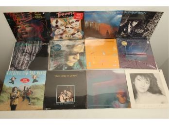 12 Factory Sealed VTG Vinyl LPs~ Mixed Genres: Kate Rush, Pet Shop Boys, Katrina & The Wave, & Many More!
