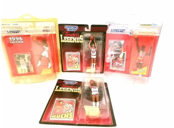4 Starting Lineup Basketball Figures New In Box