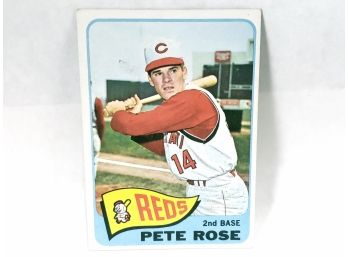 1965 Topps #207 Pete Rose Cincinnati Reds Baseball Card