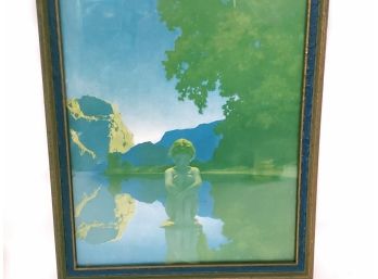 Maxfield Parrish Evening Print By Reinthal Newman