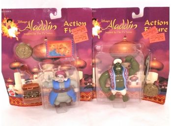 Pair Of Disney Aladdin Figures New In Box