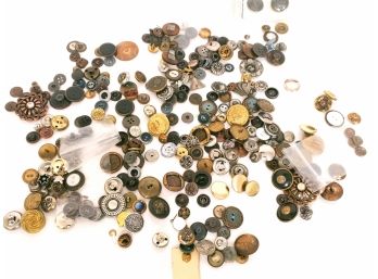 Large Collection Of Vintage Buttons
