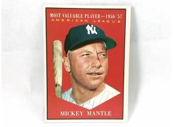 1961 Topps Mickey Mantle MVP #475