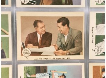 Authentic Rare Complete Set Of 80 1959 Fleer Ted Williams Baseball Cards