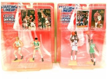 Starting Lineup Classic Doubles 1997 Basketball Boston Celtics,  Rockets Figures