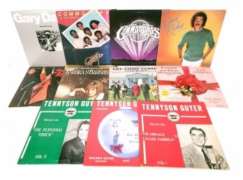 Lot Of 11 Mixed Vinyl Records,  Commodores