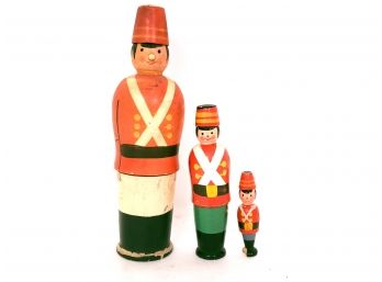 Polish Made Nesting Doll.soldier