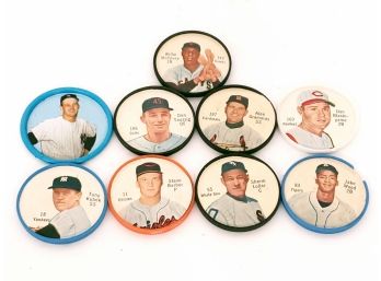 Lot Of 9 Salada Junket Baseball Coins