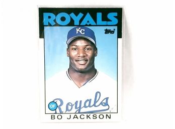 1986 Topps Traded Bo Jackson Rookie RC #50T Baseball Card
