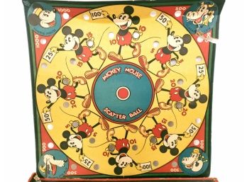 Marks Brother Mickey Mouse Scatter Ball Game With Box, For Restoration