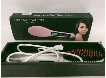 Electric Heated Hair Straightener Brush HQT-906