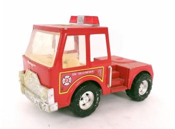 1980s Pressed Steel Remco Fire Truck Cab
