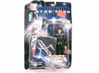 Star Trek First Contact Commander Deanna Troi Figure With Accessories In Box
