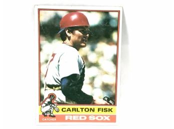 1976 Topps #365 Carlton Fisk Baseball Card