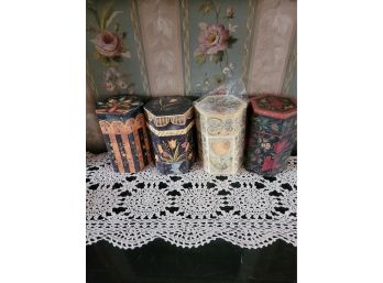 Lot Of 4 NEW Large Pillar Candle Box Or Gift Box - Great For Resale