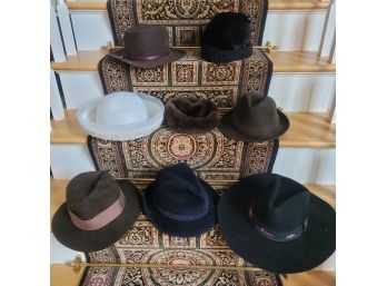 Large Lot Of Vintage Men And Women's Hats