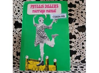 'Marriage Manual' Written & Signed By Comedienne Phyllis Diller  1967