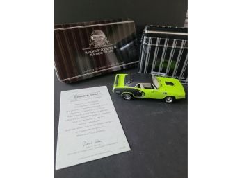 NEW IN BOX MATCHBOX 1971 Plymouth 'cuda  Barracuda 440 Platinum Select Edition In Collector Tin