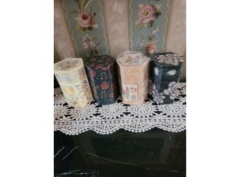 Lot Of 4 NEW Large Pillar Candle Box Or Gift Box - Great For Home Or Resale