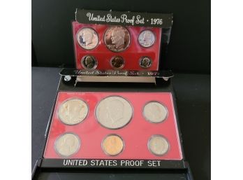 United States Proof Coin Sets 1976 And 1977