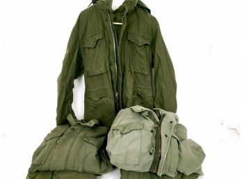 5 Vintage Military Coats/jackets