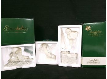 Dept 56 Snowbabies Collection,  3 Figures Including Music Box