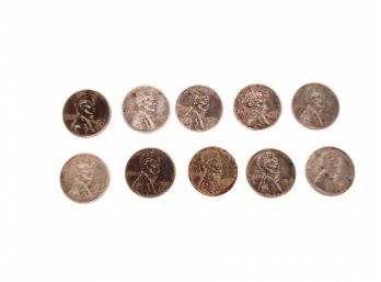 10 1943 S Steel Pennies