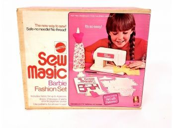 1973 Mattel Sew Magic Barbie Fashion Set New In Box No.8670