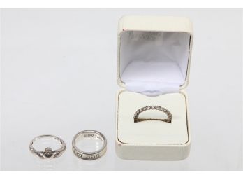 Sterling Silver Rings & Sterling Silver Tiffany Ring