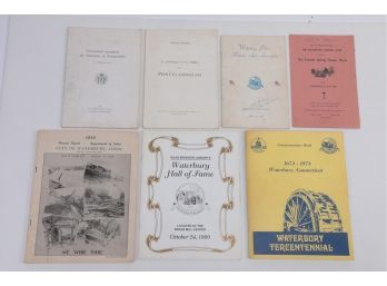 Grouping Misc. Waterbury Connecticut Pamphlets & Brochures