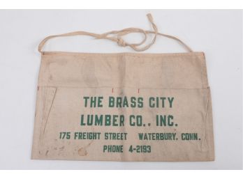 1940-50's Brass City (Waterbury CT) Lumber Tool Apron