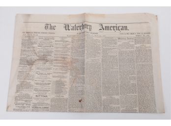 May 12 1871 Waterbury (CT) American Newspaper