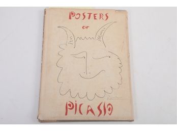 1957 Coffee Table Book 'Posters Of Picasio' With Dust Jacket