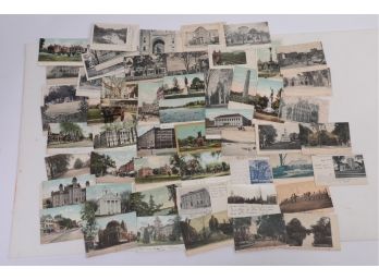 Grouping Of Early 1900's USA Postcards Most Connecticut