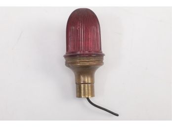 1920-30's Speed Boat Staff Light With Red Lens