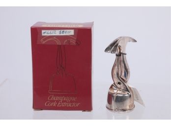 Whitehill Silver Plate Champagne Cork Extractor (new In Box)
