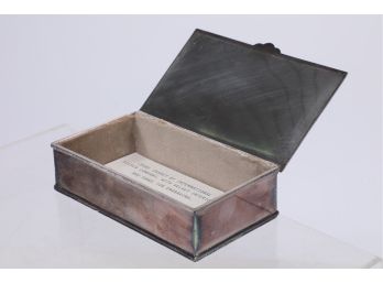 International Silver Company Silver Plate Box