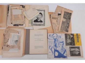 Late 1940's Grouping Of Motion Picture Industry Research Materials Cornell Dissertation See Description