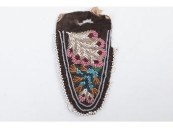 Early 1900 Maine Indian Beadwork Believed To Be For A Scissors Pocket