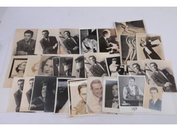 Grouping Of 8' X 10' Celebrity Photographs