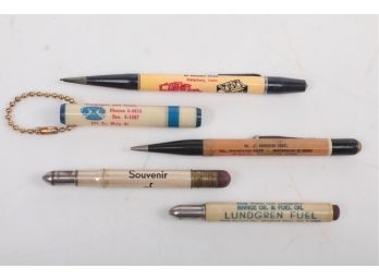 Grouping Of Waterbury Connecticut Advertising Pencils