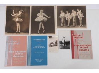 Olga Gazarian School Of Dancing Photos And Ephemera