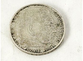 1937 Vonhindenberg Coin