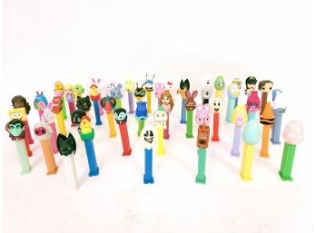 Huge Collection Of 46 Pez Dispensers