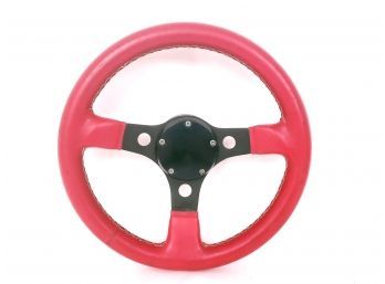 Grant Steering Wheel With Red Leather Grip