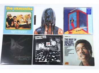 6pc Vinyl Record Lot The Okmoniks Zola Jesus Jennifer Oconnor Wilson Pickett Choice Cuts Bellini